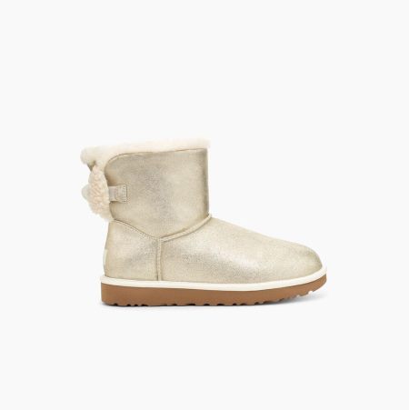 UGG Arielle Sparkle Platinum Gold Boots for Women (YRKF39480)